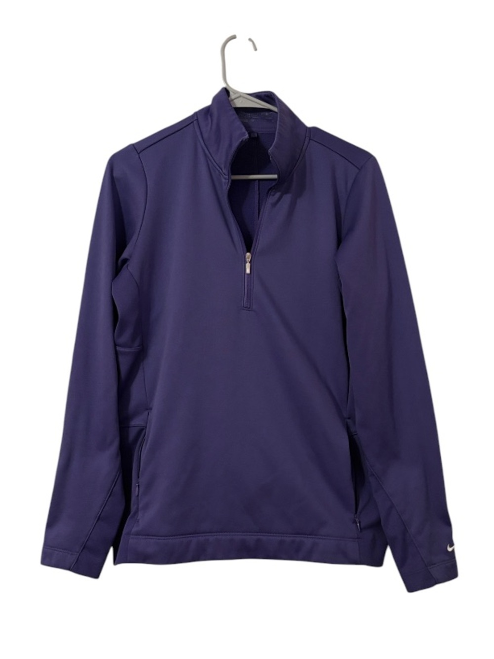 Nike Purple Therma Fit Golf Performance Half Zip Athletic Jacket